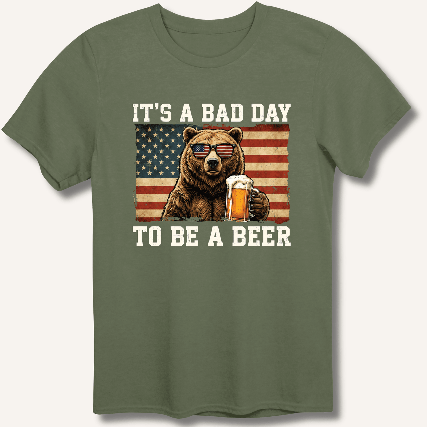 It's a Bad Day to Be a Beer T-Shirt - Sip & Shirt