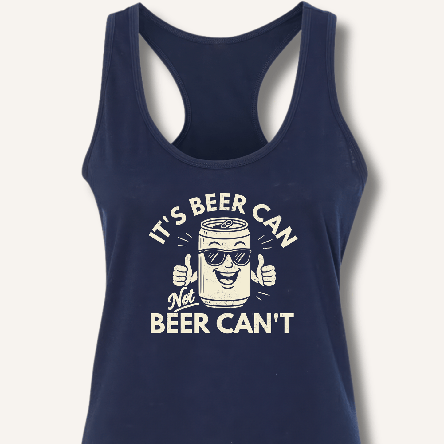 It's Beer Can Racerback Tank - Sip & Shirt