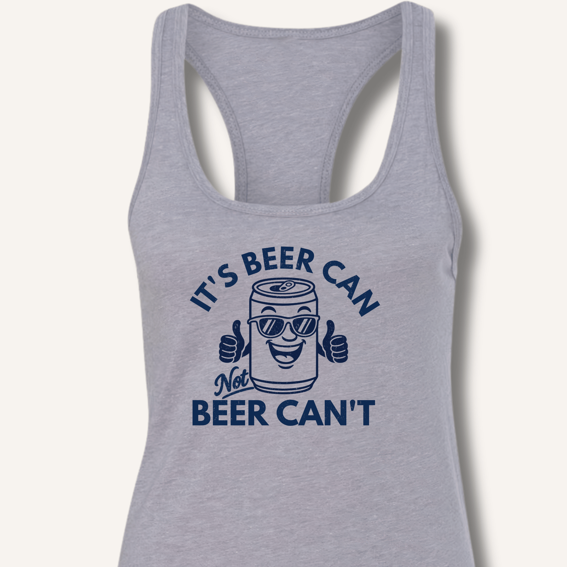 It's Beer Can Racerback Tank - Sip & Shirt