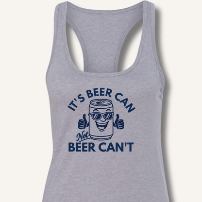 It's Beer Can Racerback Tank - Sip & Shirt