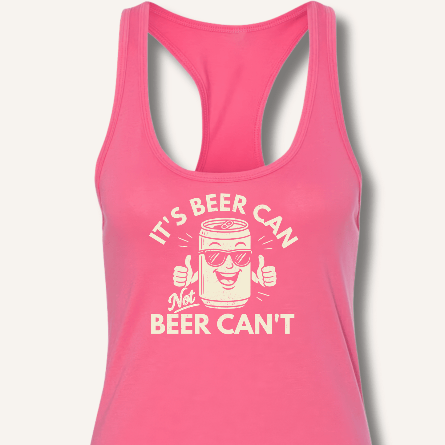 It's Beer Can Racerback Tank - Sip & Shirt