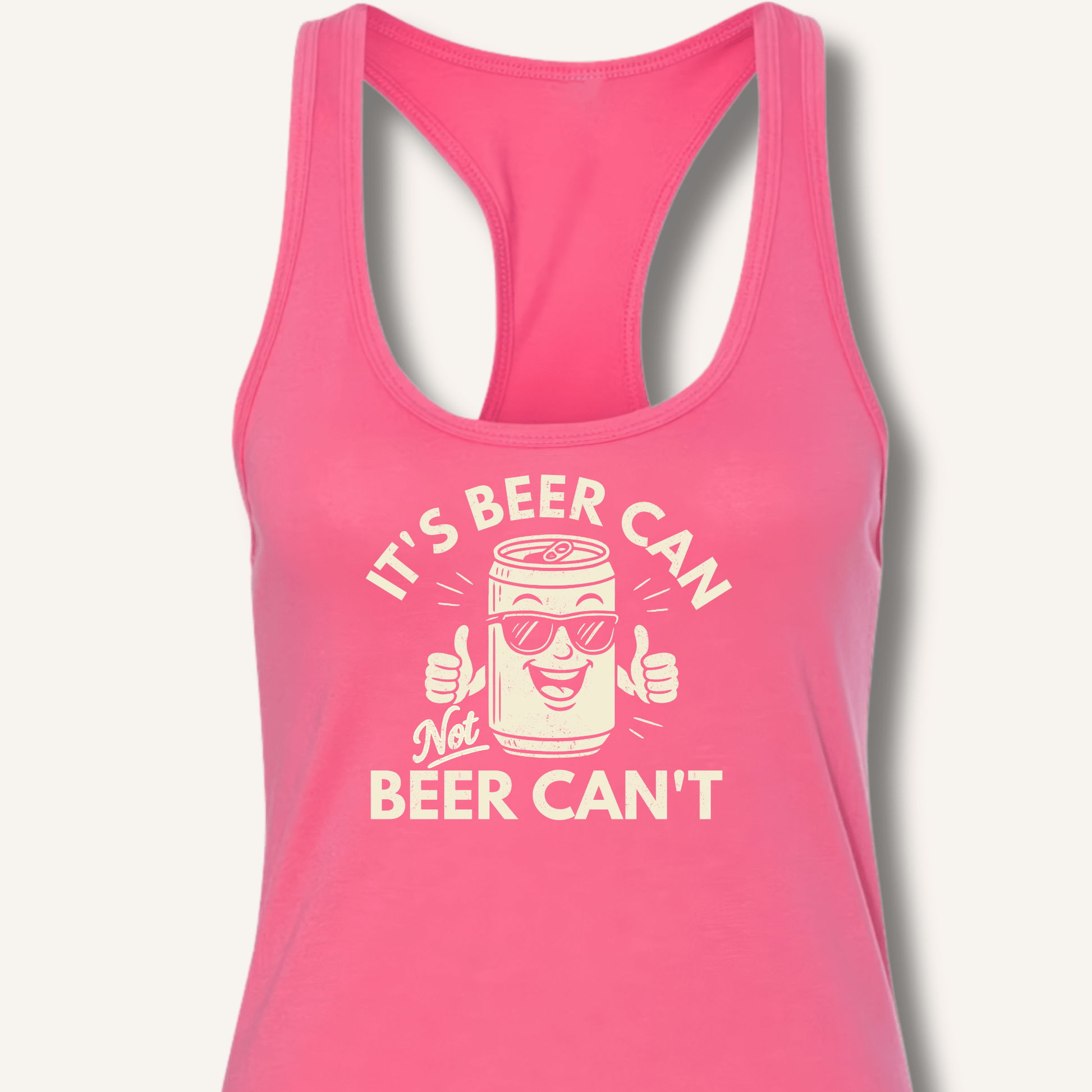 It's Beer Can Racerback Tank - Sip & Shirt