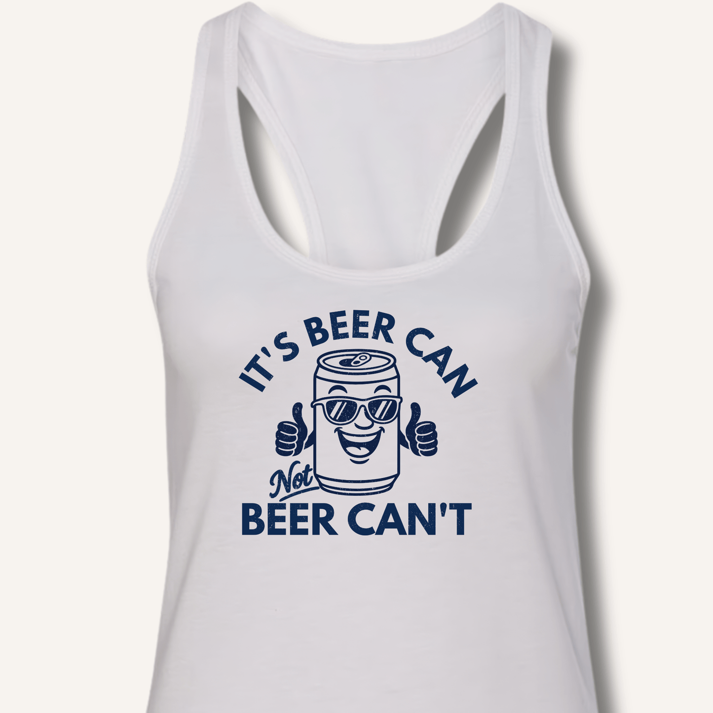 It's Beer Can Racerback Tank - Sip & Shirt