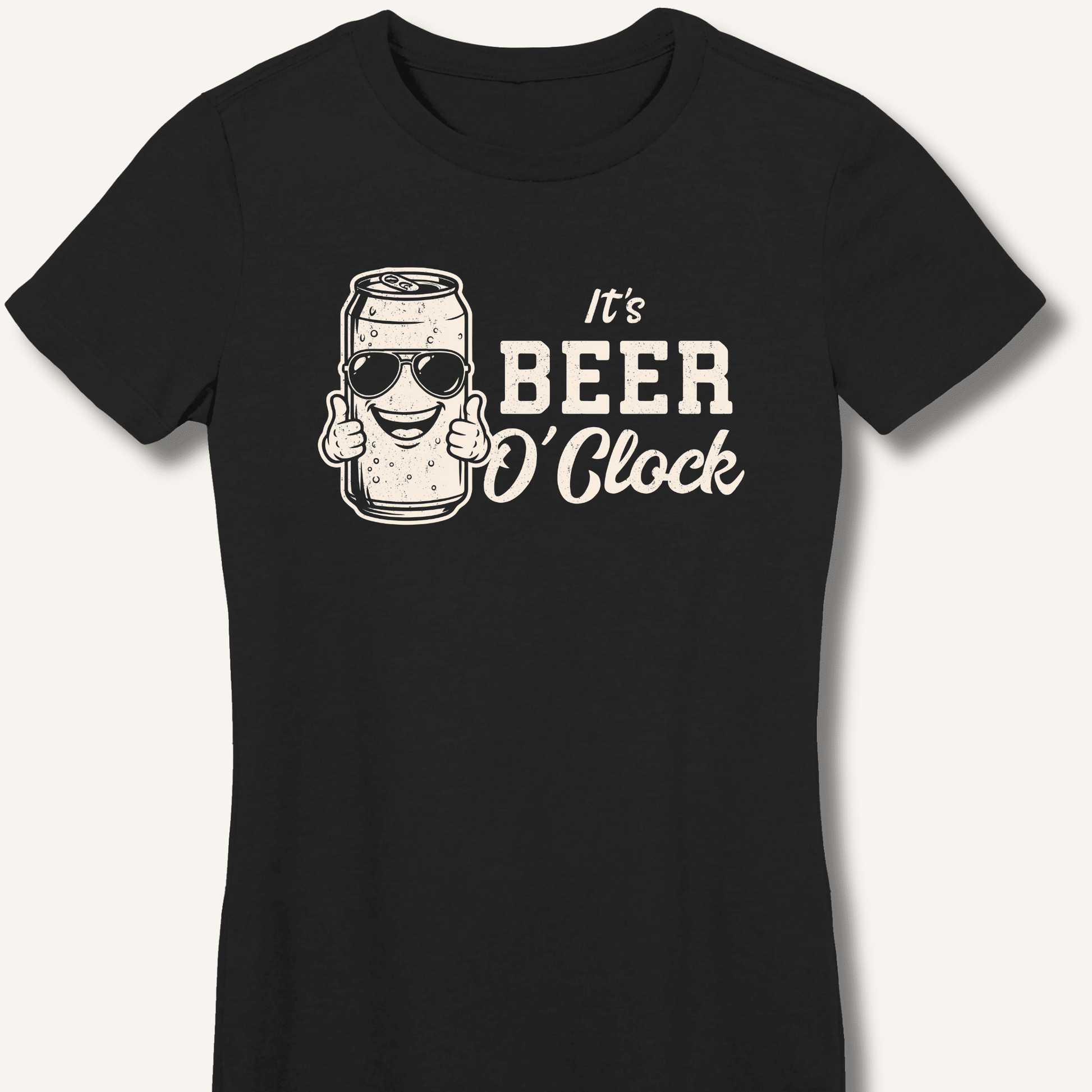 It's Beer O'Clock Fitted T-Shirt - Sip & Shirt