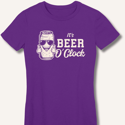 It's Beer O'Clock Fitted T-Shirt - Sip & Shirt