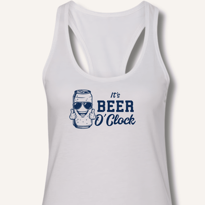 It's Beer O'Clock Racerback Tank - Sip & Shirt