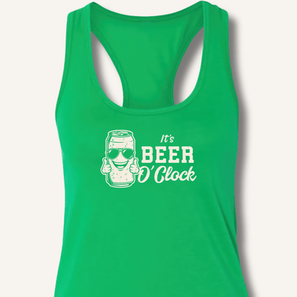 It's Beer O'Clock Racerback Tank - Sip & Shirt