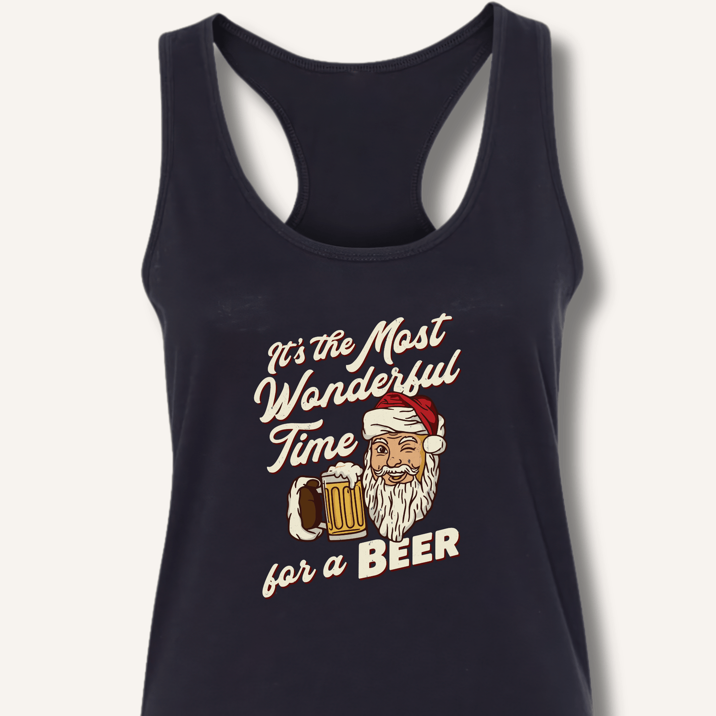 It's the Most Wonderful Time for a Beer Racerback Tank - Sip & Shirt