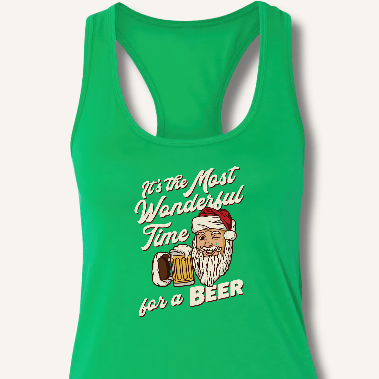 It's the Most Wonderful Time for a Beer Racerback Tank - Sip & Shirt