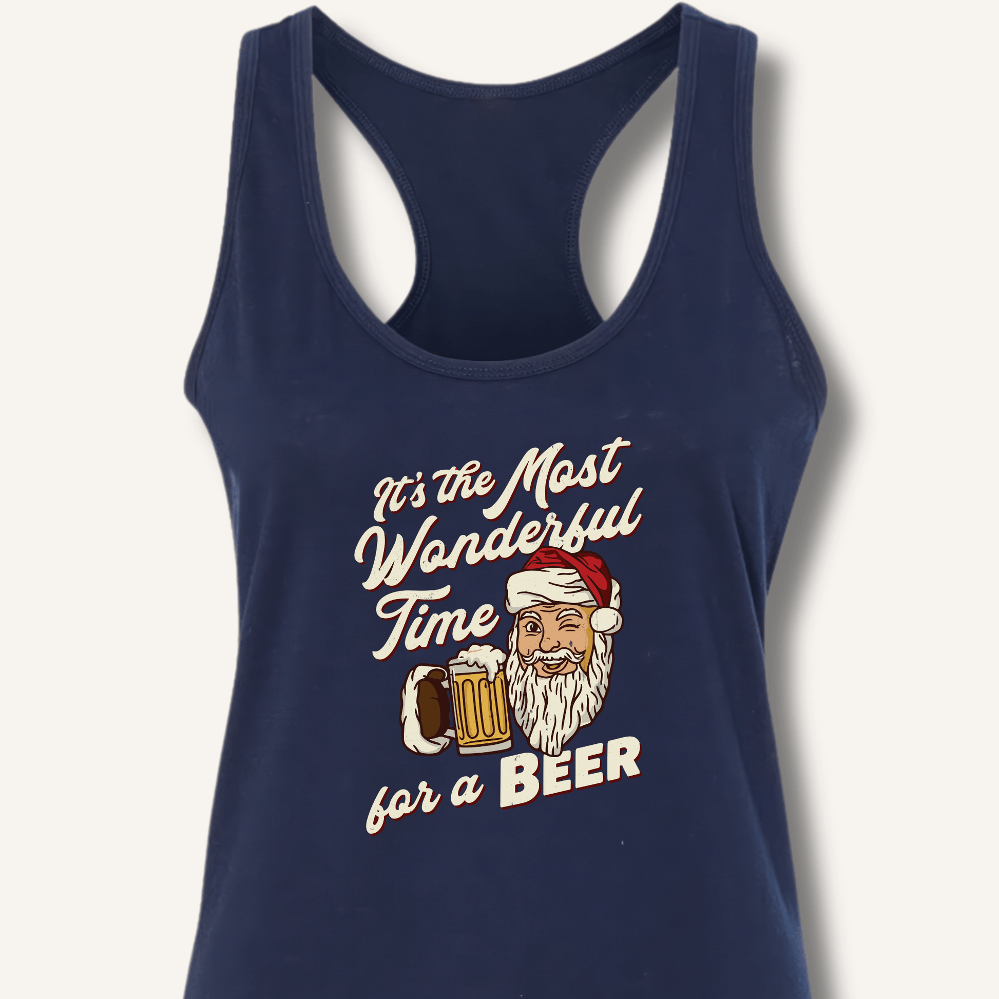 It's the Most Wonderful Time for a Beer Racerback Tank - Sip & Shirt