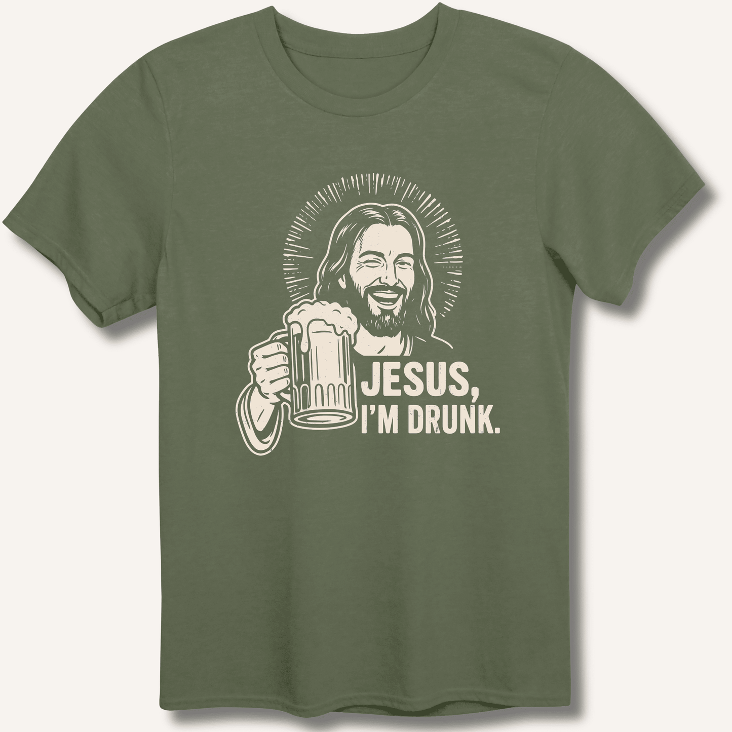 Jesus, I'm Drunk T-Shirt - Sip & Shirt