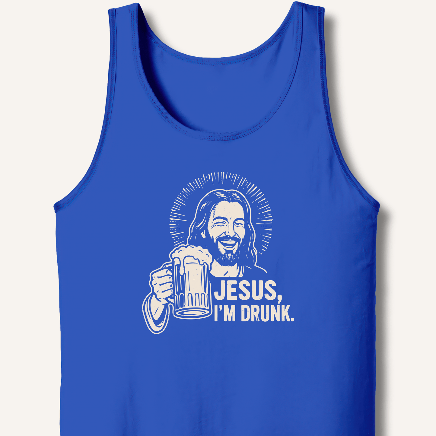 Jesus, I'm Drunk Tank - Sip & Shirt