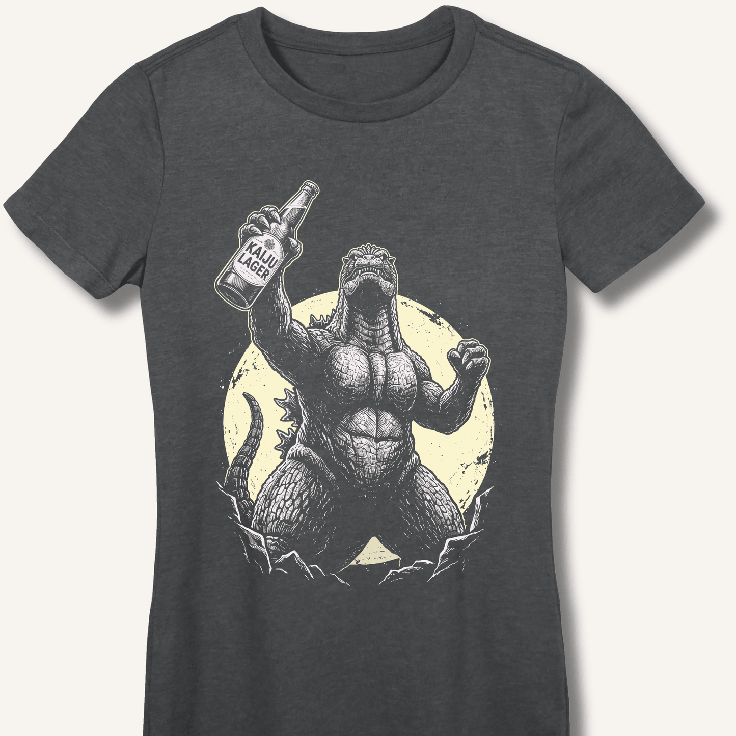 Kaiju Lager Fitted T-Shirt - Sip & Shirt