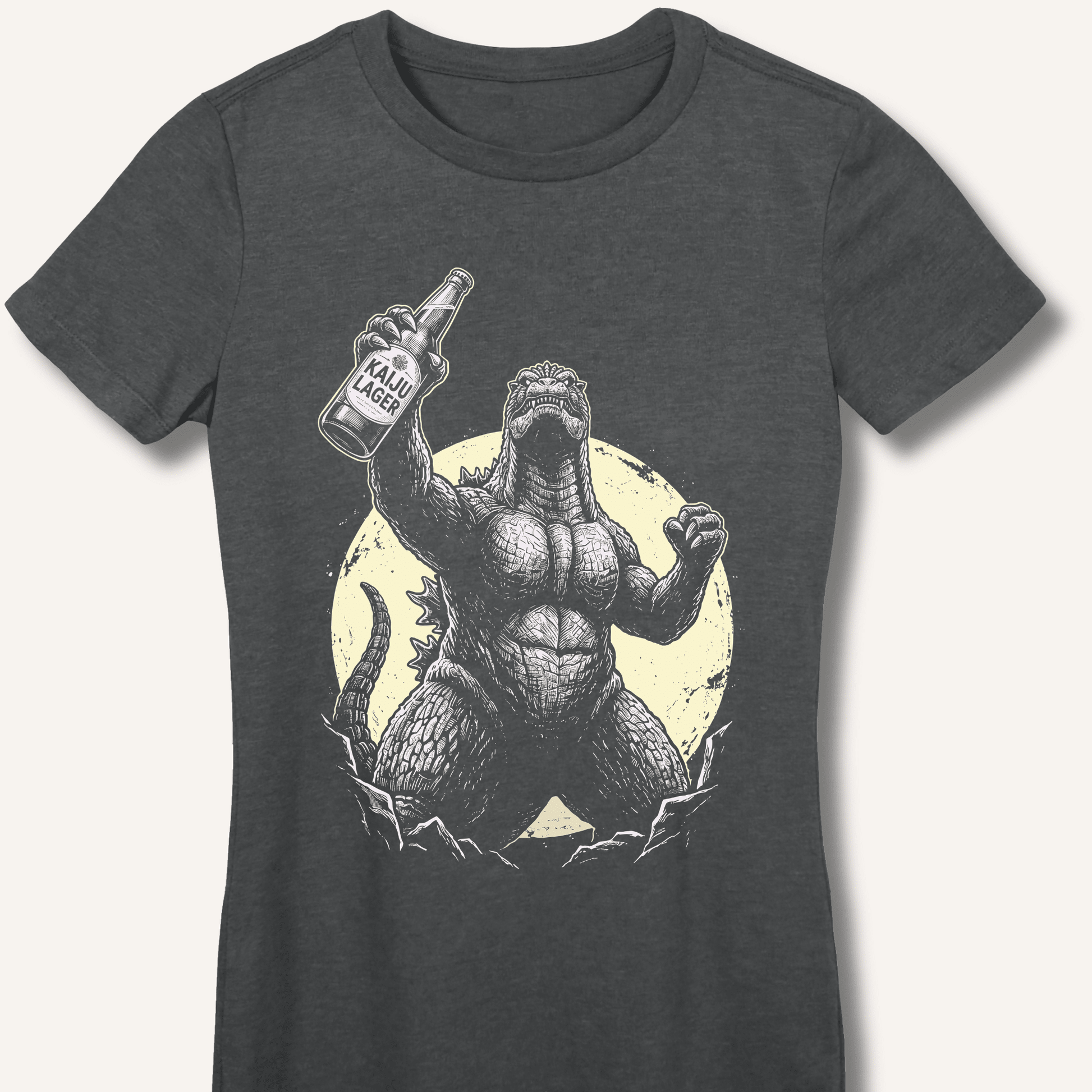 Kaiju Lager Fitted T-Shirt - Sip & Shirt