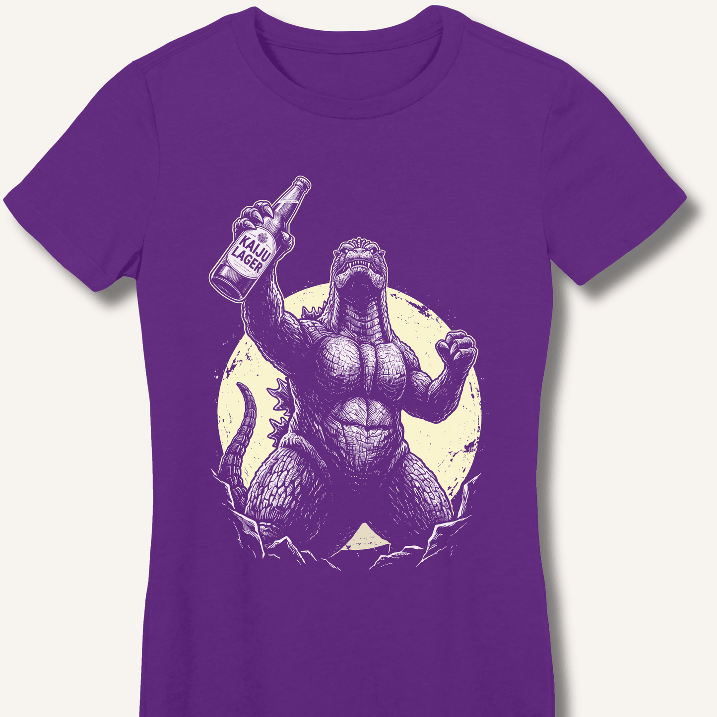 Kaiju Lager Fitted T-Shirt - Sip & Shirt
