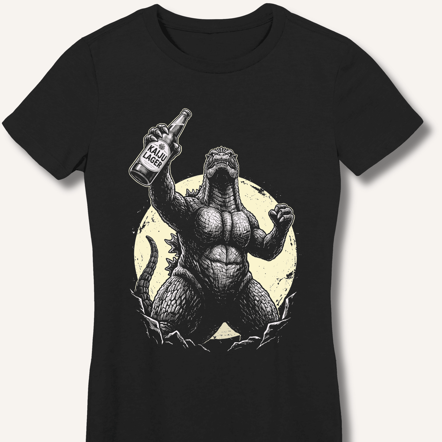 Kaiju Lager Fitted T-Shirt - Sip & Shirt