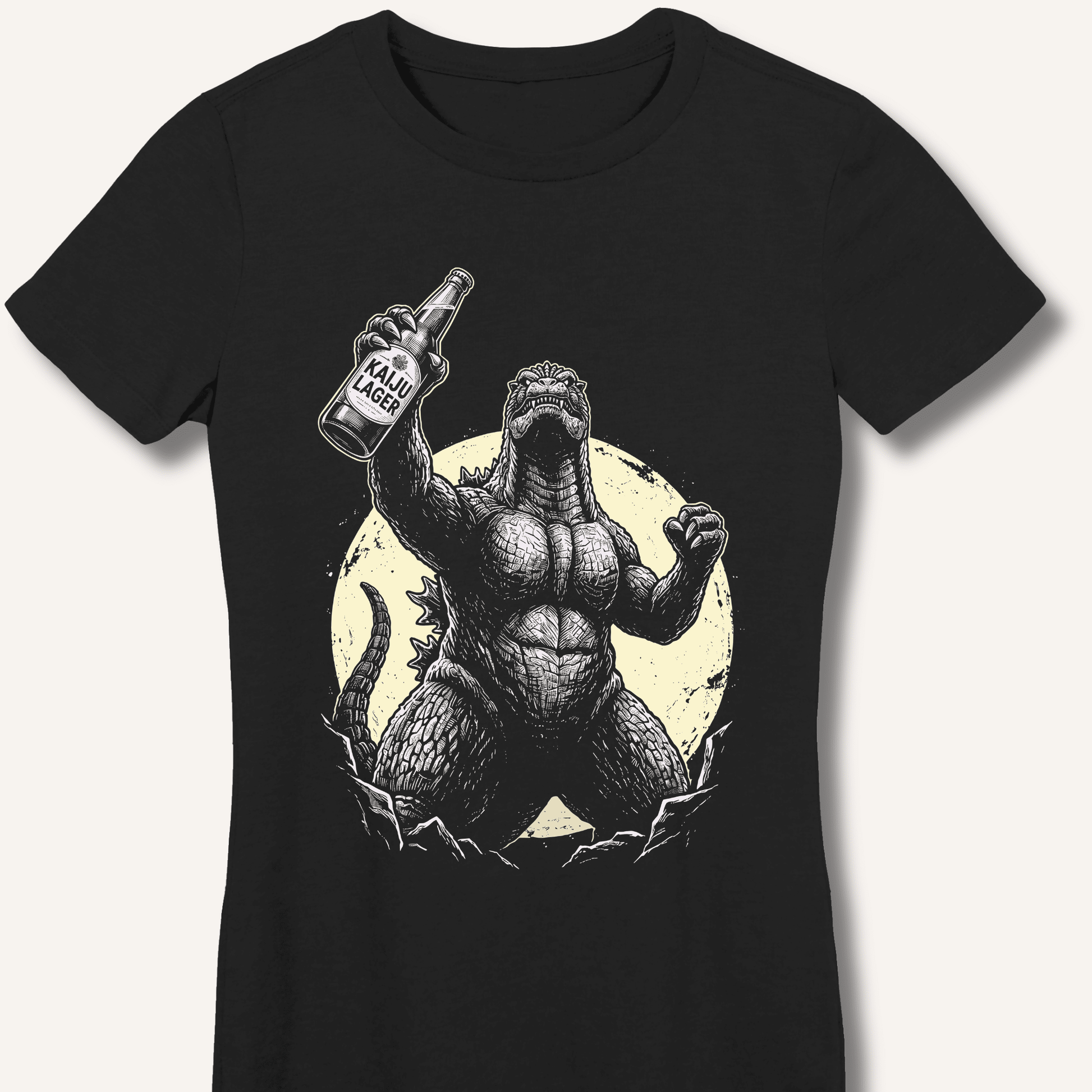 Kaiju Lager Fitted T-Shirt - Sip & Shirt