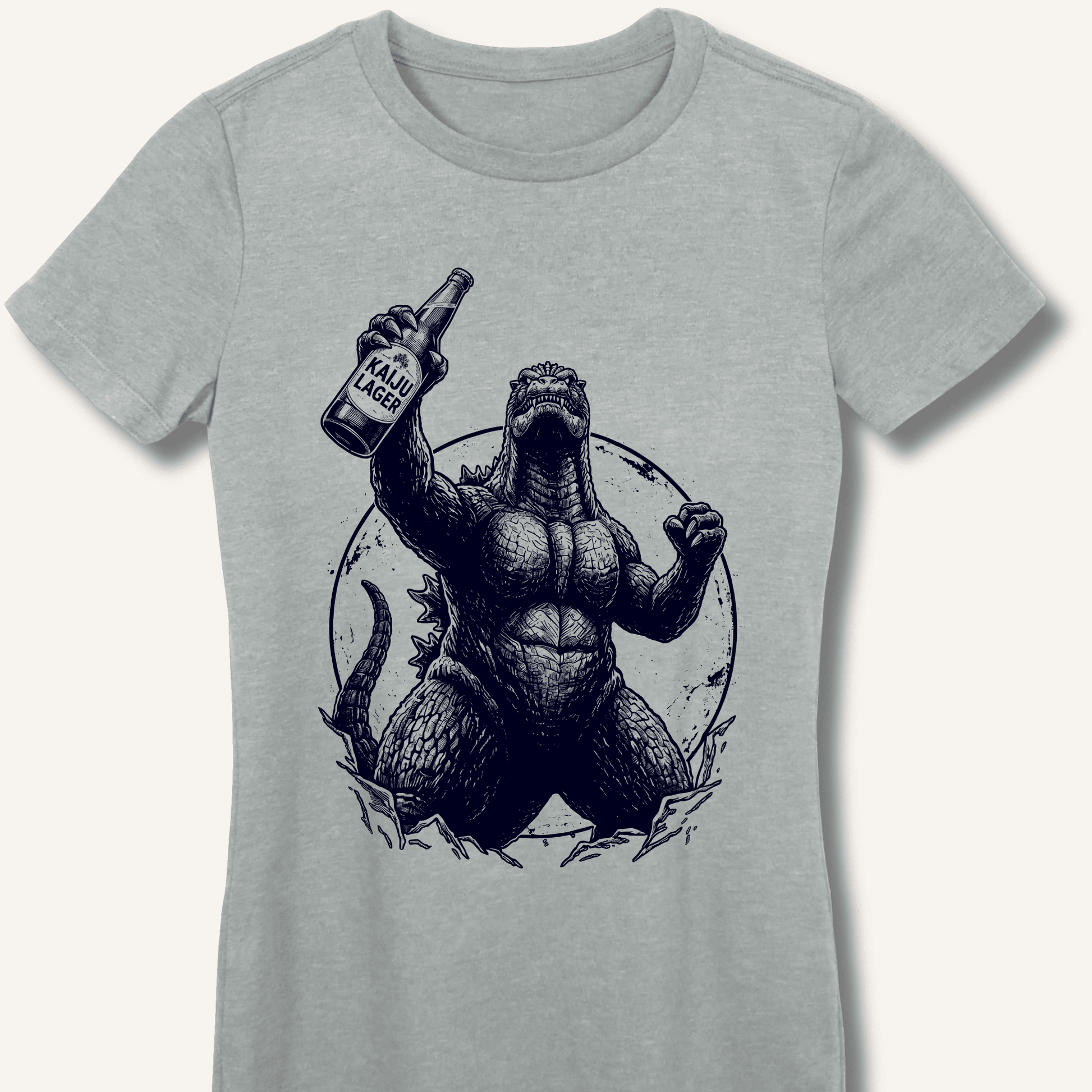 Kaiju Lager Fitted T-Shirt - Sip & Shirt