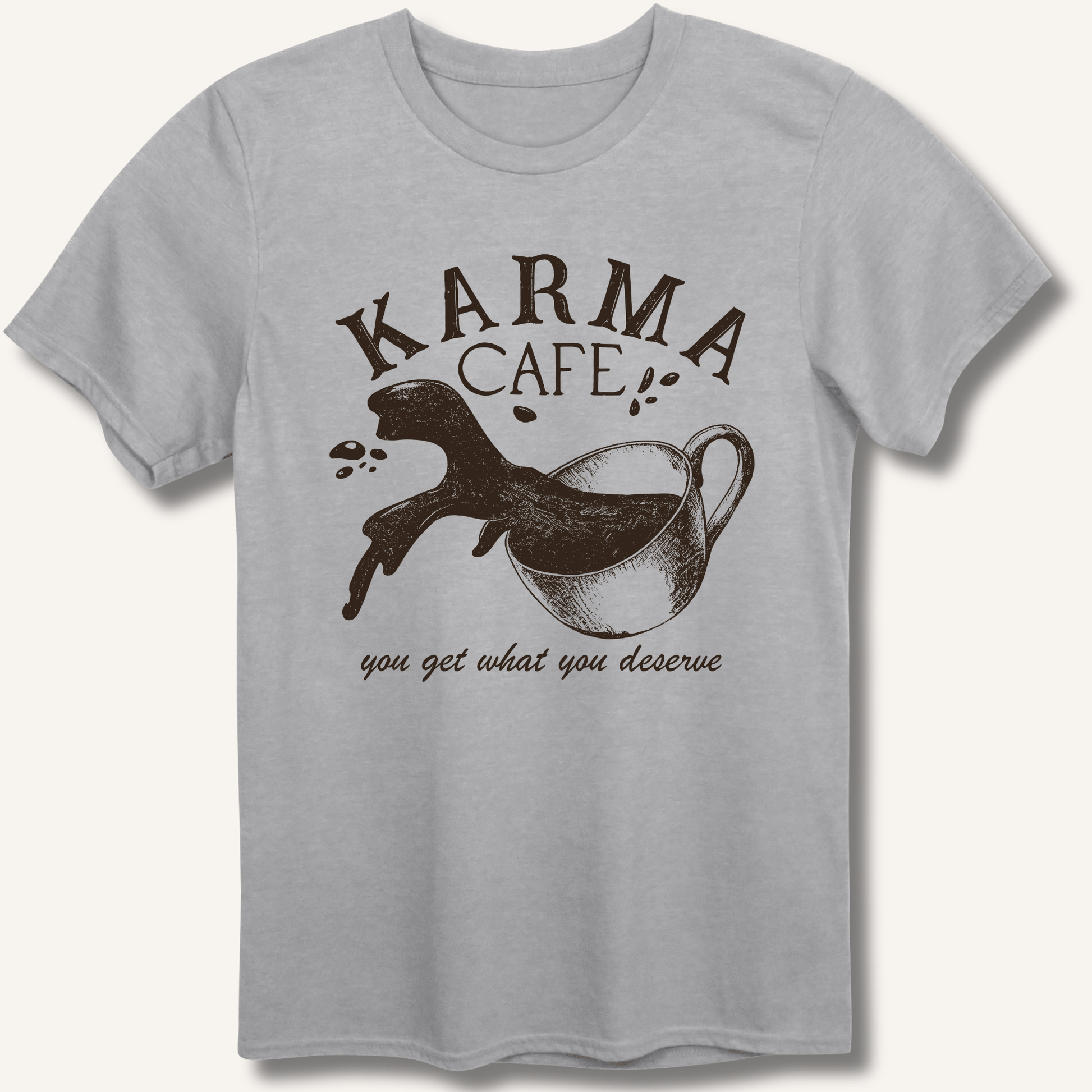Karma Cafe T-Shirt - Sip & Shirt