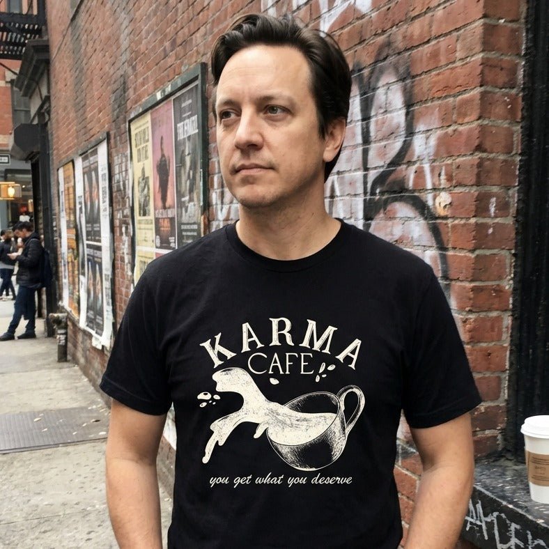 Karma Cafe T-Shirt - Sip & Shirt