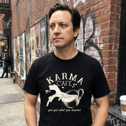 Karma Cafe T-Shirt - Sip & Shirt