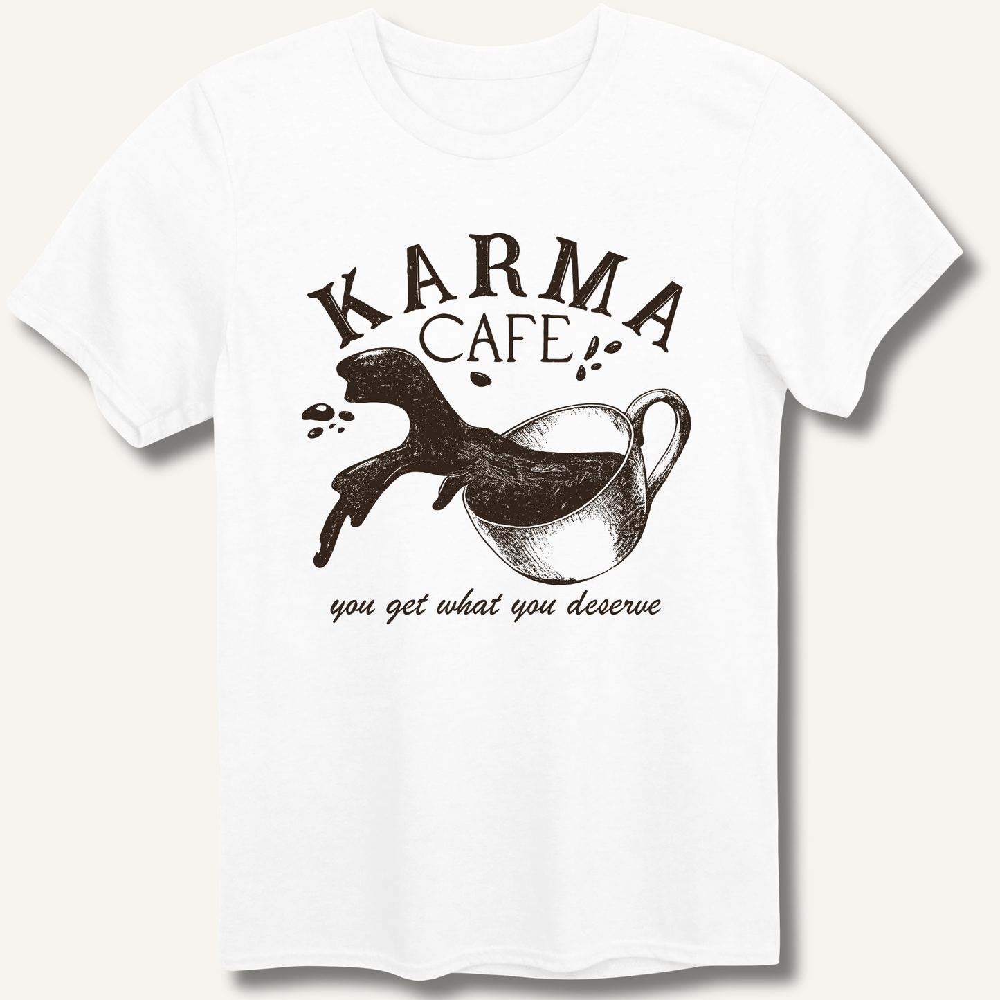 Karma Cafe T-Shirt - Sip & Shirt