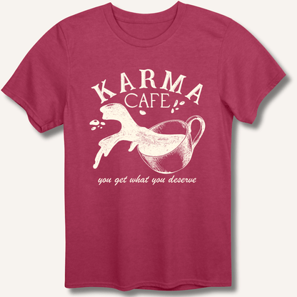 Karma Cafe T-Shirt - Sip & Shirt