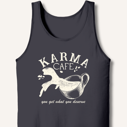 Karma Cafe Tank - Sip & Shirt