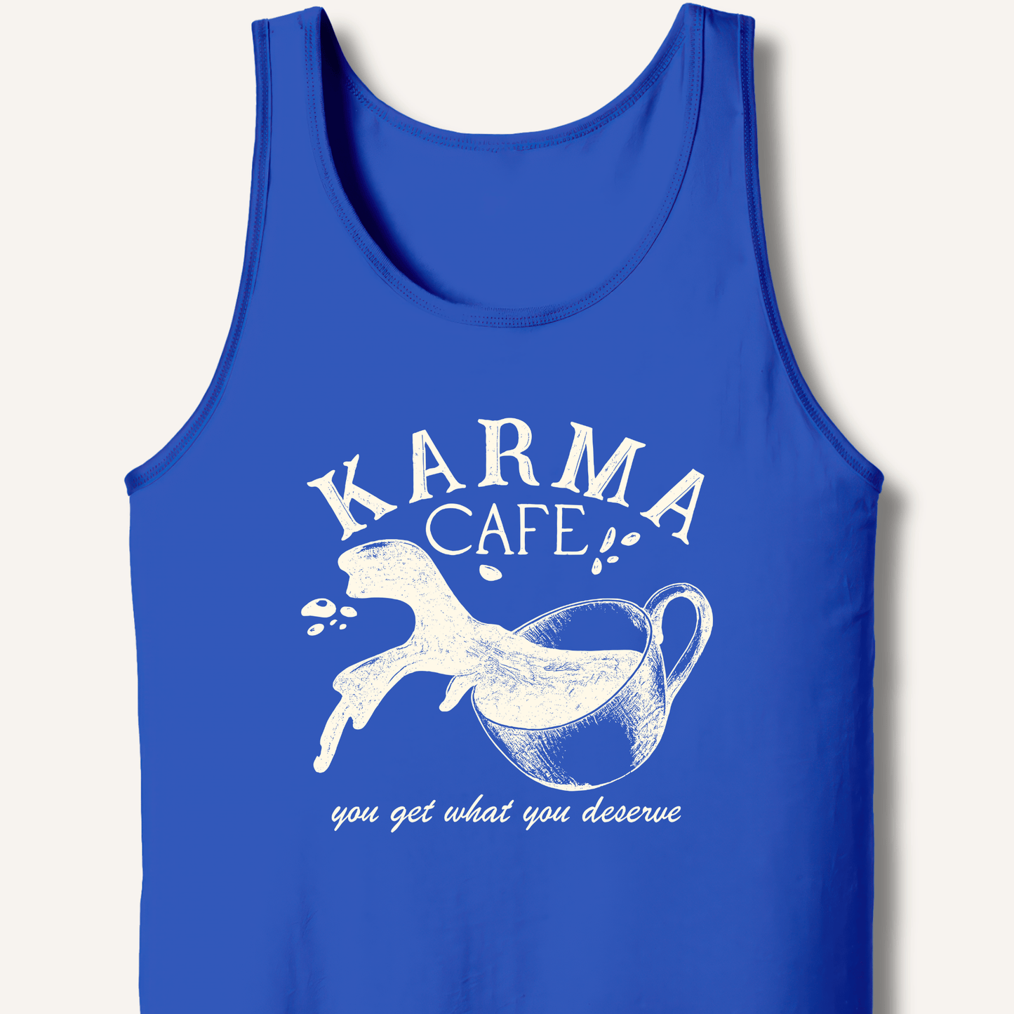 Karma Cafe Tank - Sip & Shirt
