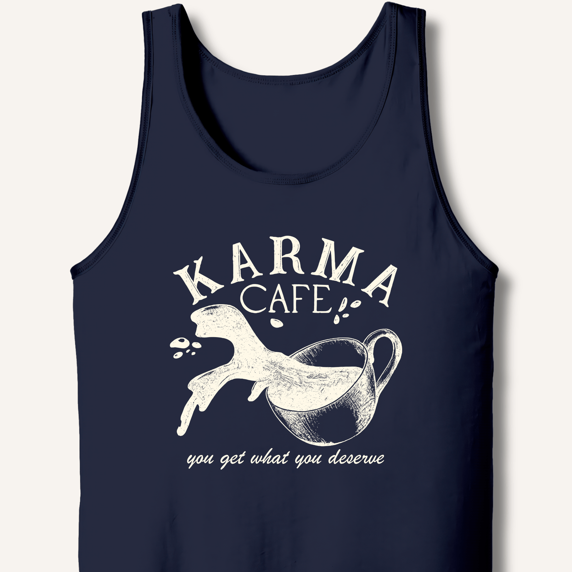 Karma Cafe Tank - Sip & Shirt