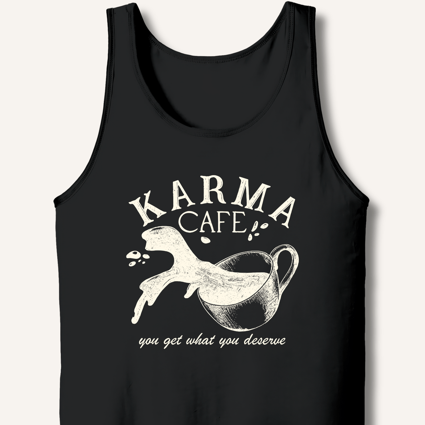 Karma Cafe Tank - Sip & Shirt
