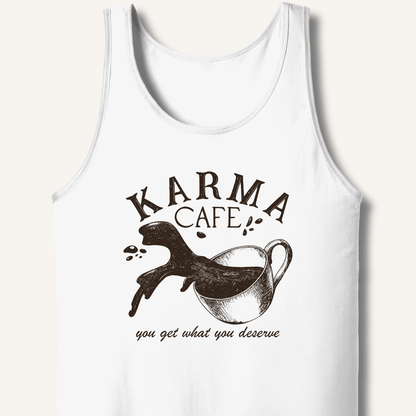 Karma Cafe Tank - Sip & Shirt
