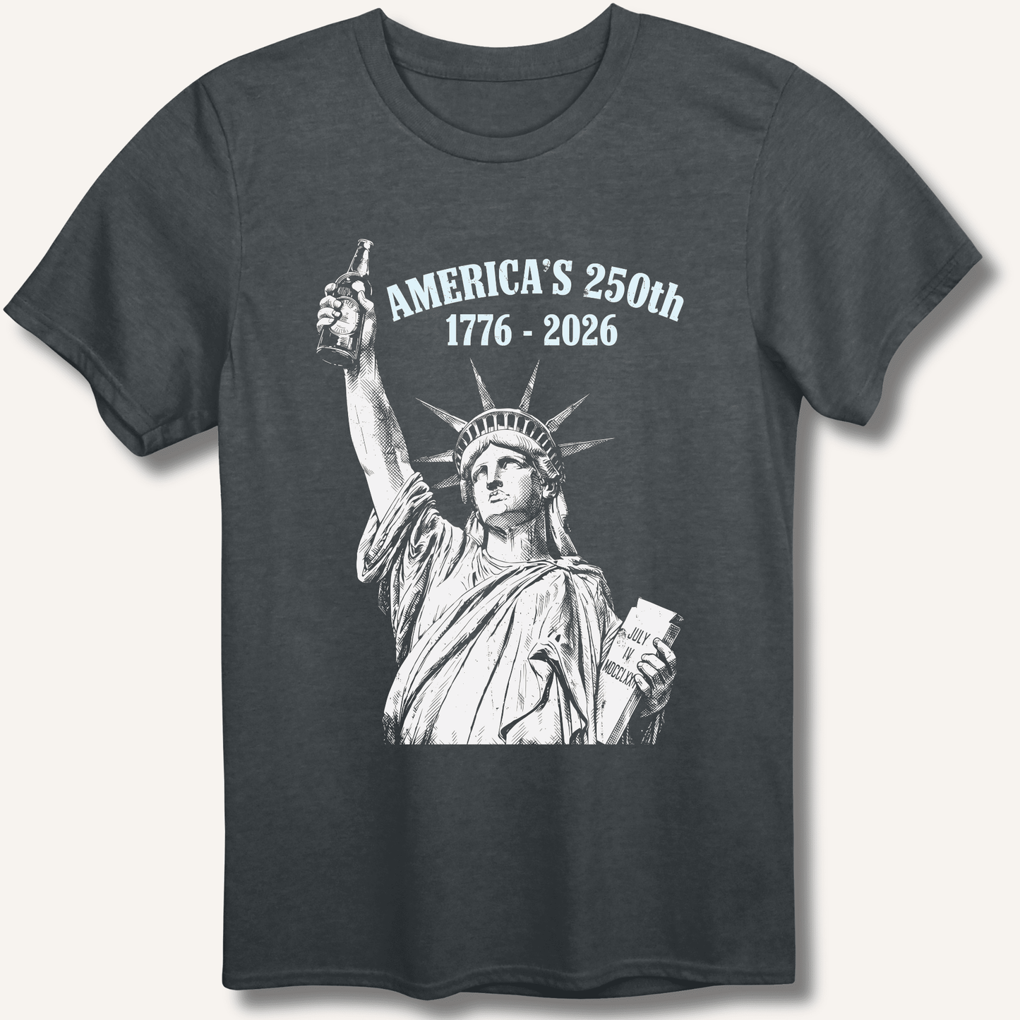 Lady Liberty's Beer Toast T-Shirt - Sip & Shirt