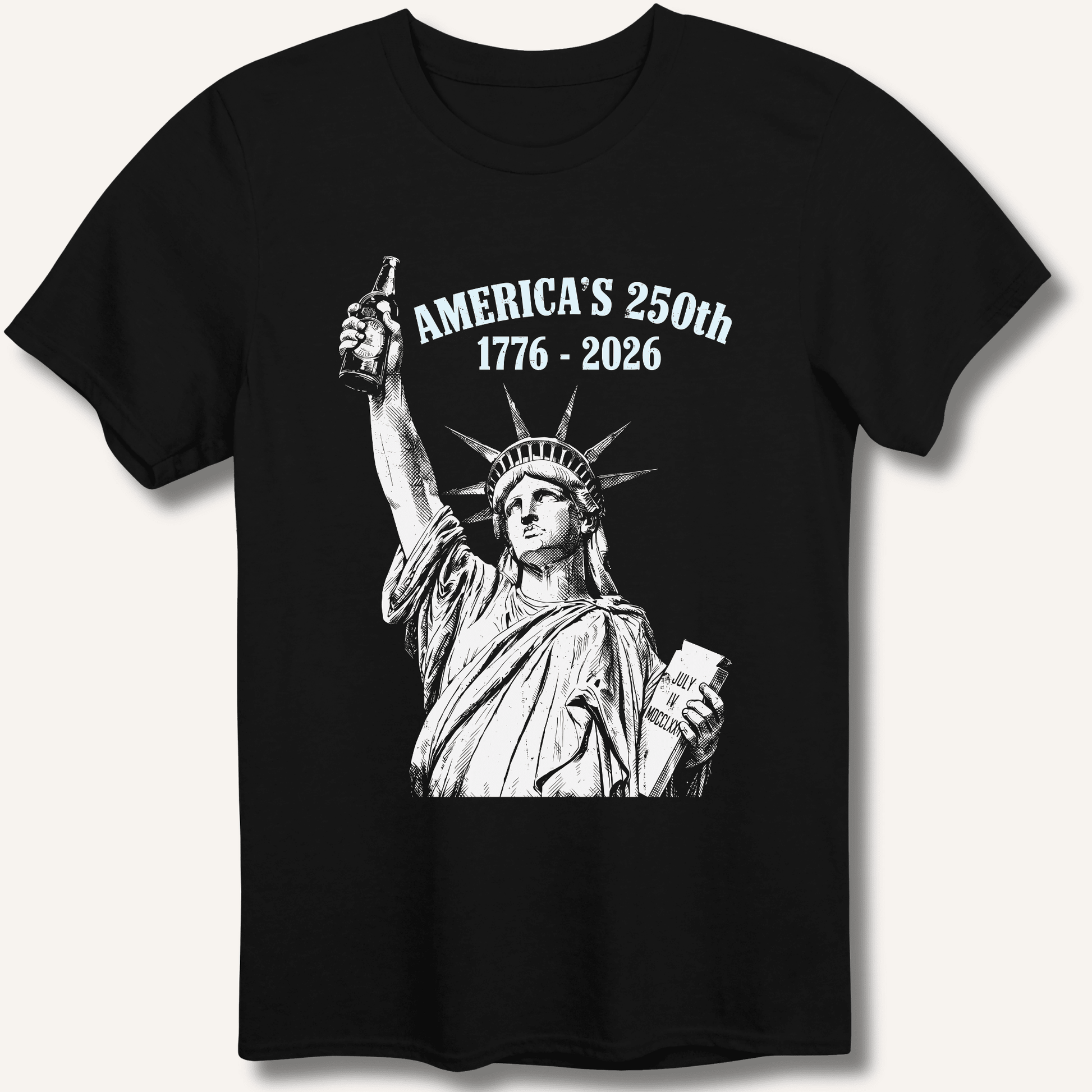 Lady Liberty's Beer Toast T-Shirt - Sip & Shirt