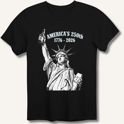 Lady Liberty's Beer Toast T-Shirt - Sip & Shirt