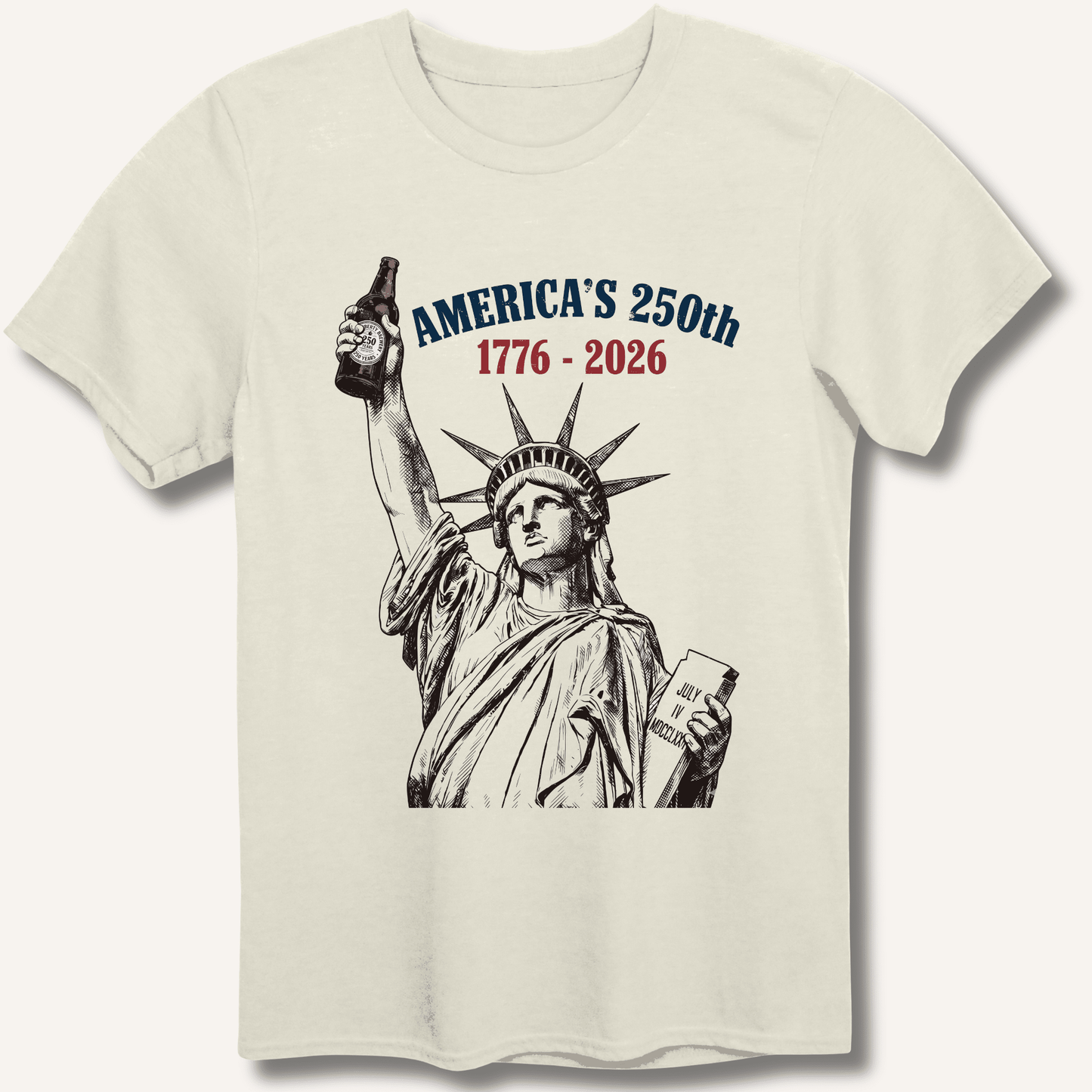 Lady Liberty's Beer Toast T-Shirt - Sip & Shirt