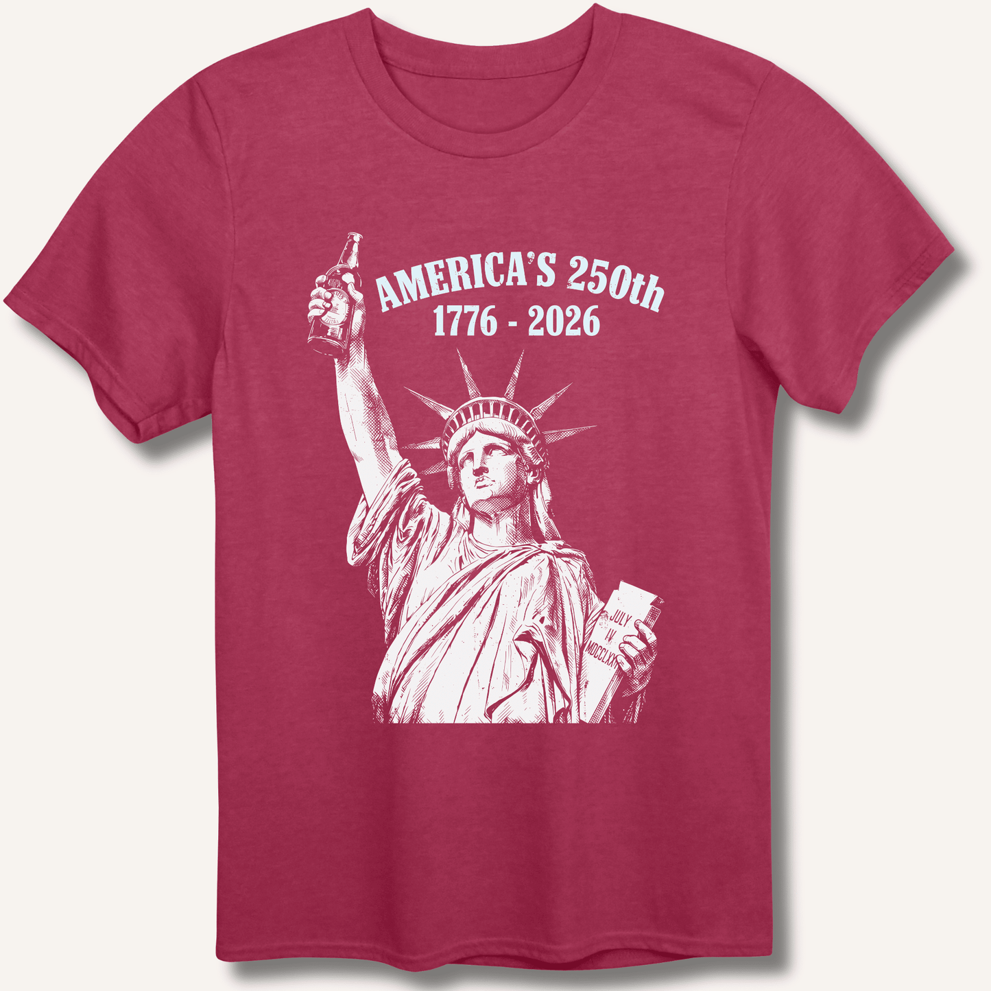Lady Liberty's Beer Toast T-Shirt - Sip & Shirt