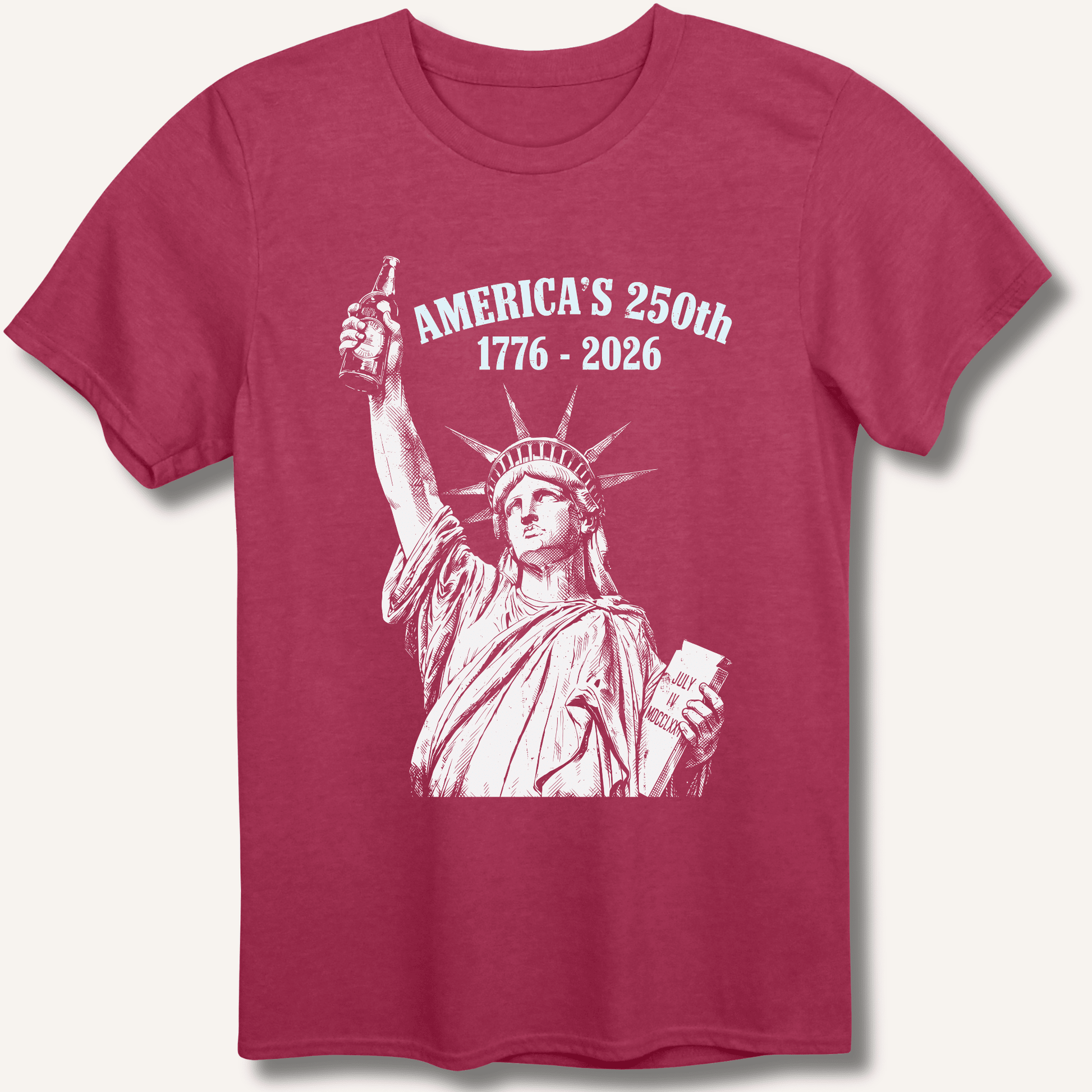 Lady Liberty's Beer Toast T-Shirt - Sip & Shirt