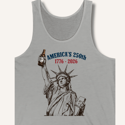 Lady Liberty's Beer Toast Tank - Sip & Shirt