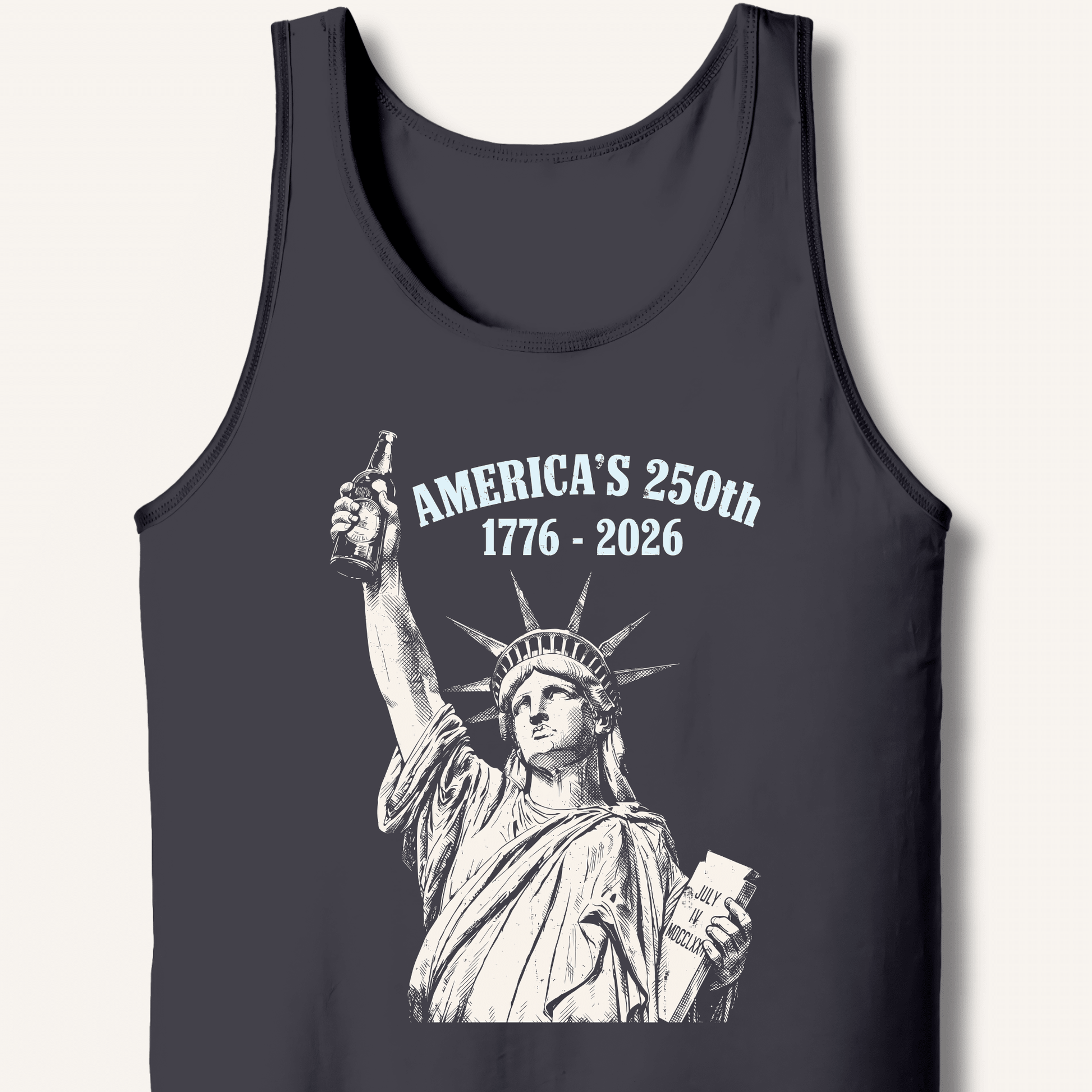 Lady Liberty's Beer Toast Tank - Sip & Shirt
