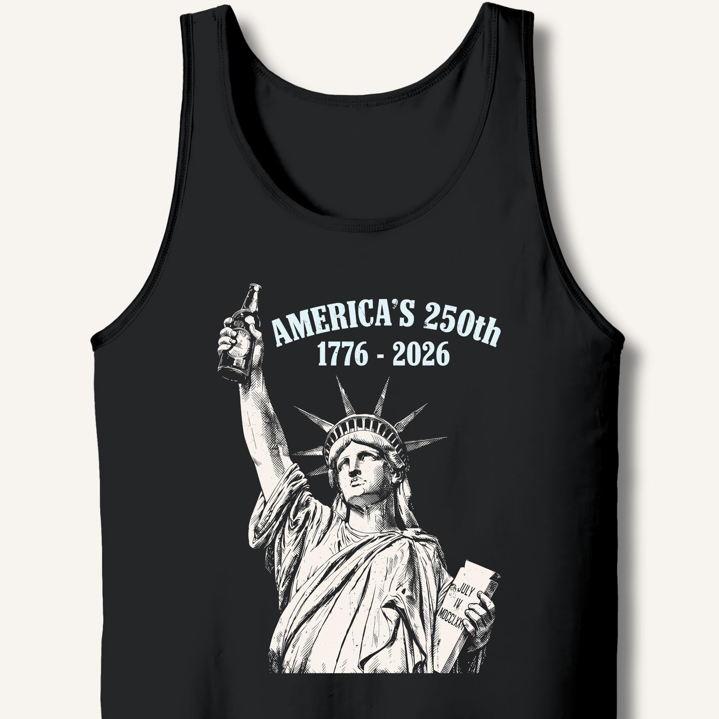 Lady Liberty's Beer Toast Tank - Sip & Shirt