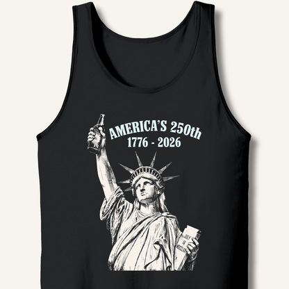 Lady Liberty's Beer Toast Tank - Sip & Shirt