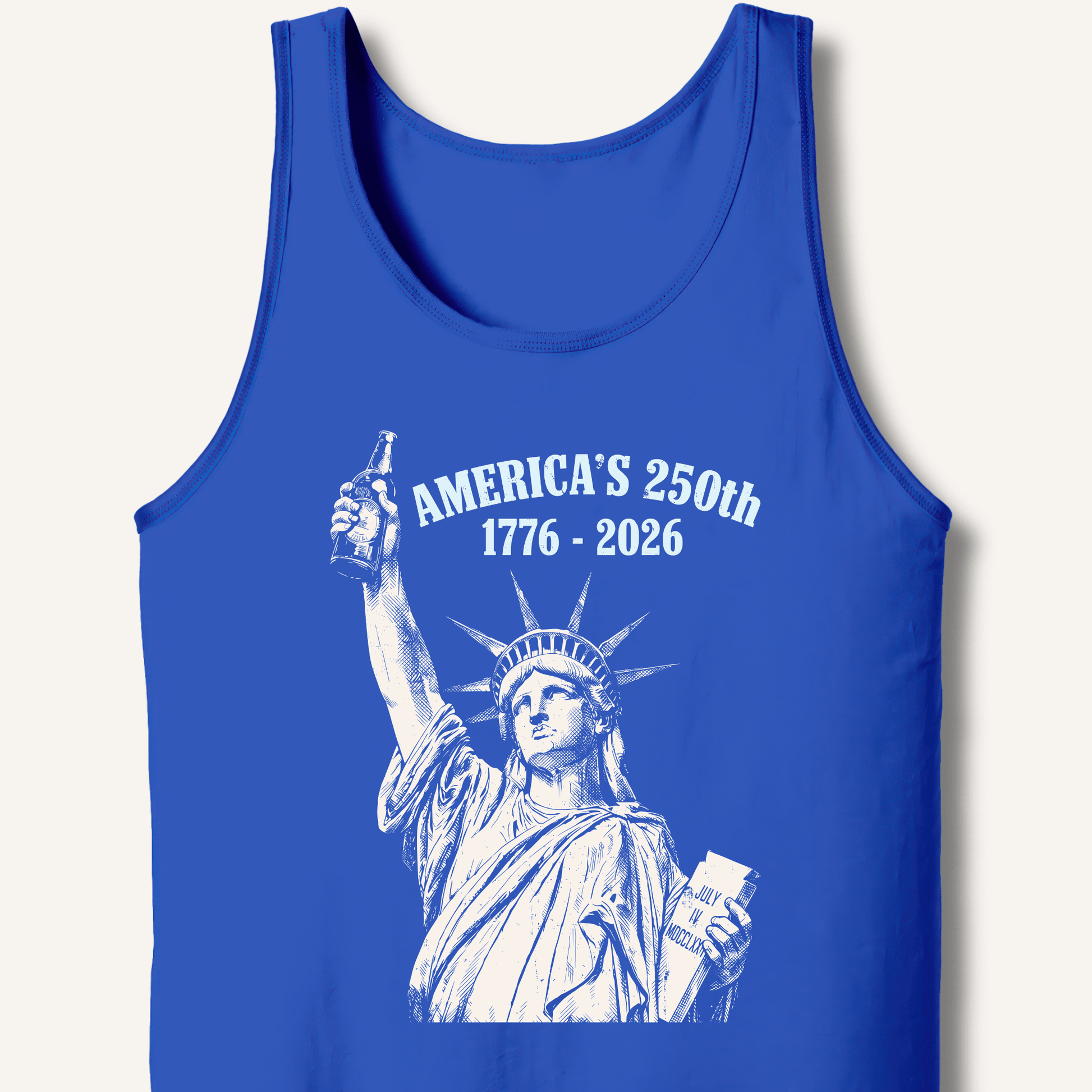 Lady Liberty's Beer Toast Tank - Sip & Shirt
