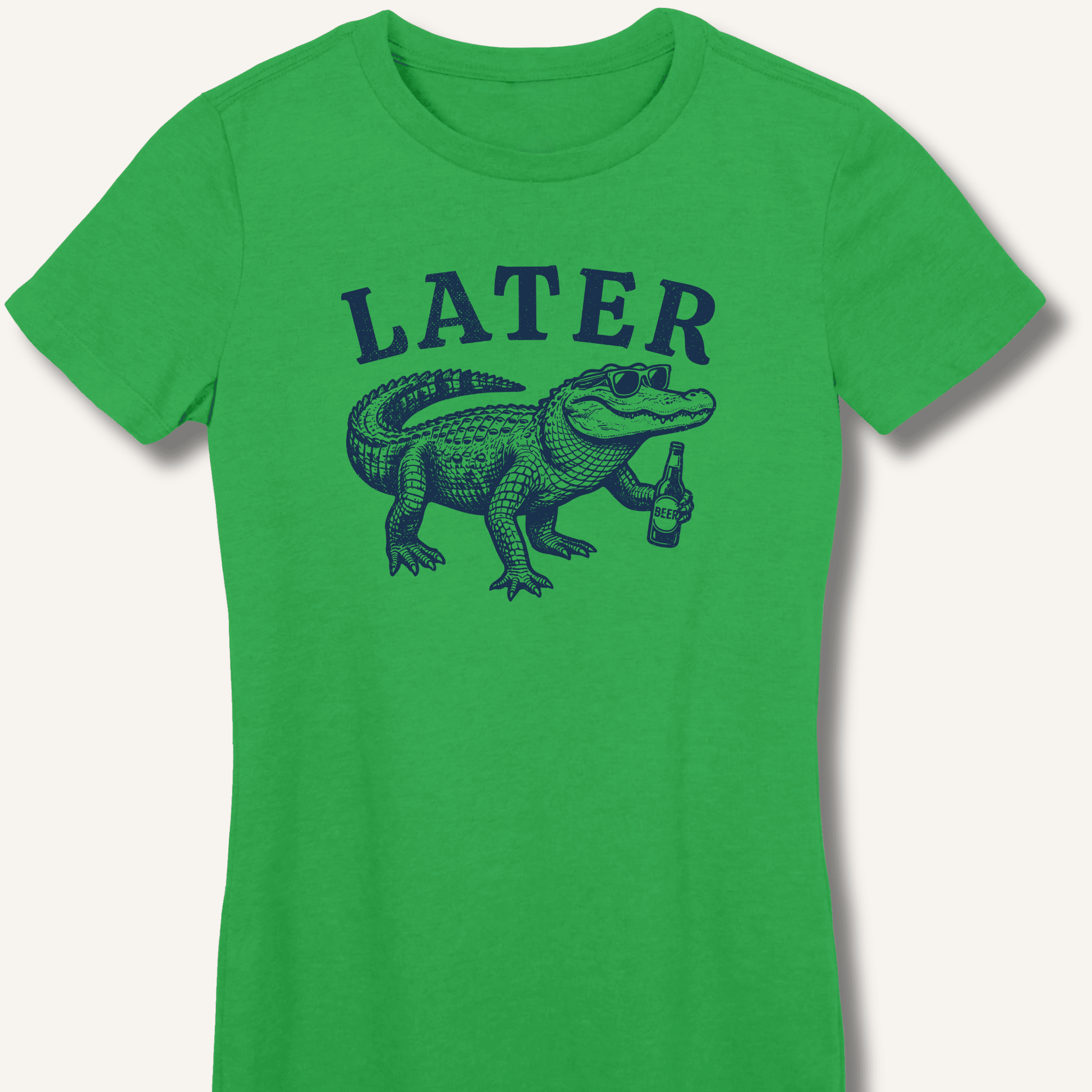 Later Gator Fitted T-Shirt - Sip & Shirt
