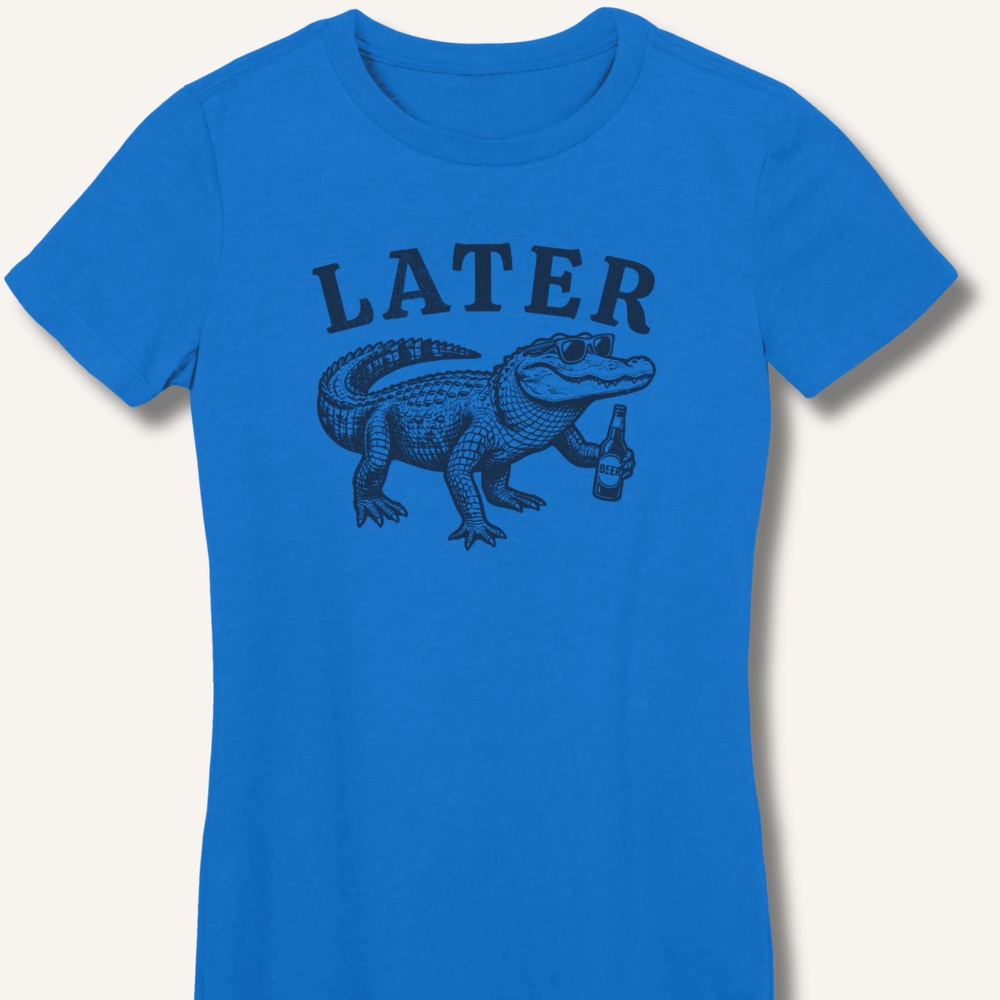 Later Gator Fitted T-Shirt - Sip & Shirt