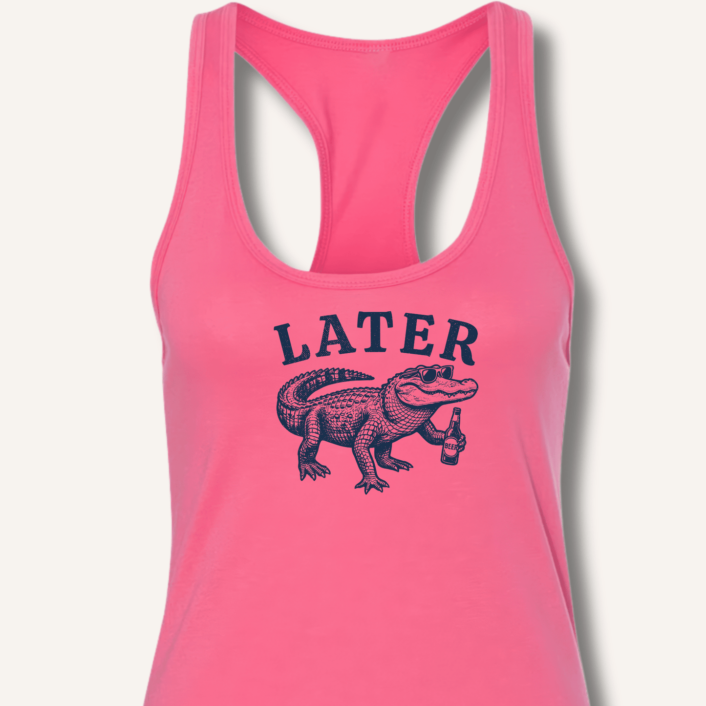 Later Gator Racerback Tank - Sip & Shirt