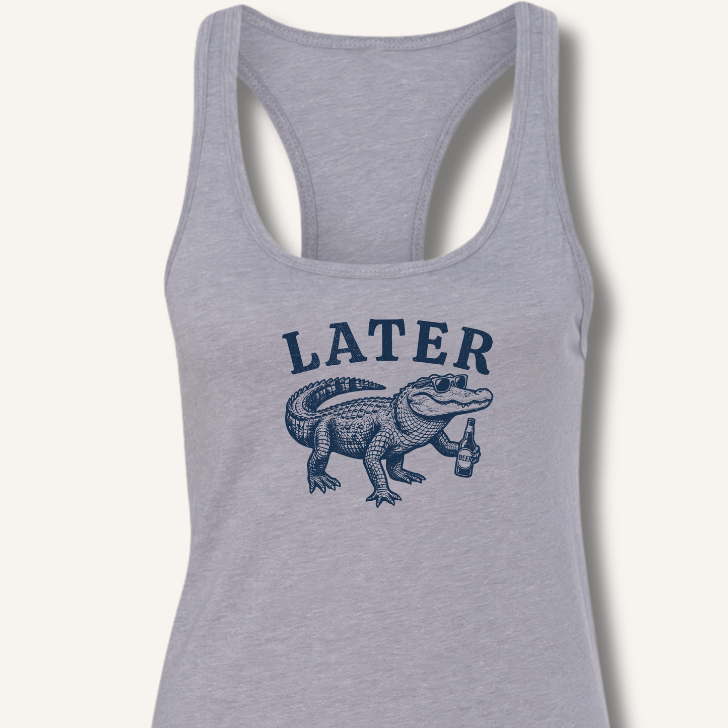 Later Gator Racerback Tank - Sip & Shirt
