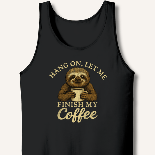 Let Me Finish My Coffee Tank - Sip & Shirt