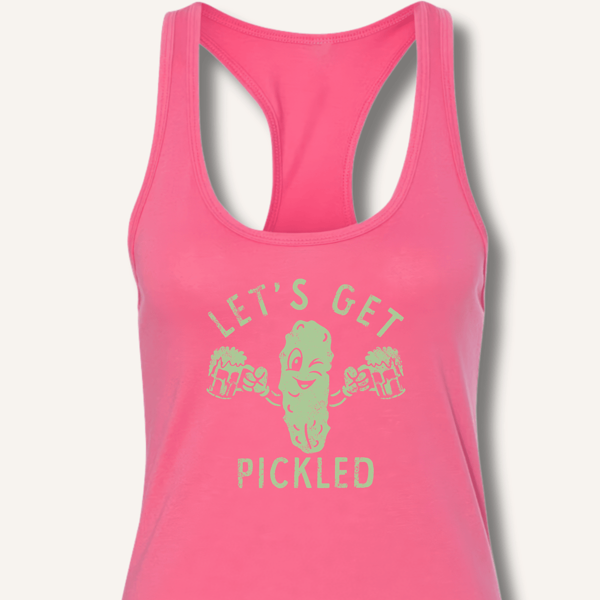 Let's Get Pickled Racerback Tank - Sip & Shirt