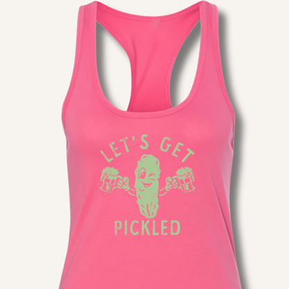 Let's Get Pickled Racerback Tank - Sip & Shirt